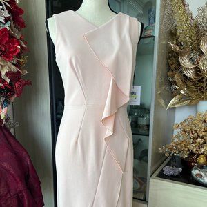 NWT- Very Light Soft Pink Calvin Klein Dress